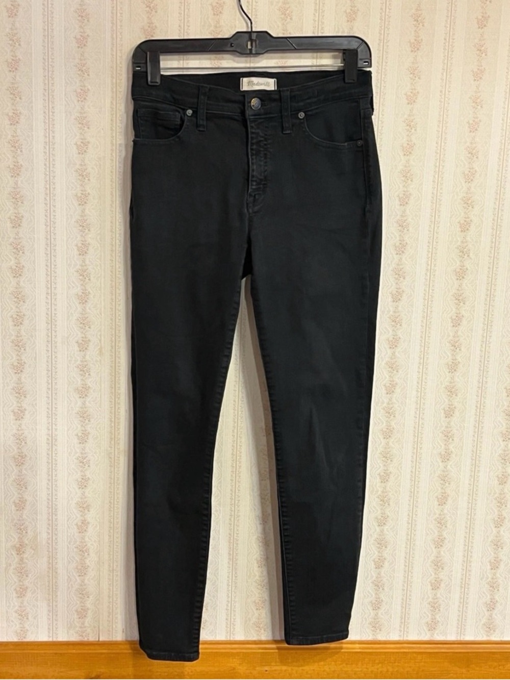 Madewell Black High-Rise Skinny Jeans